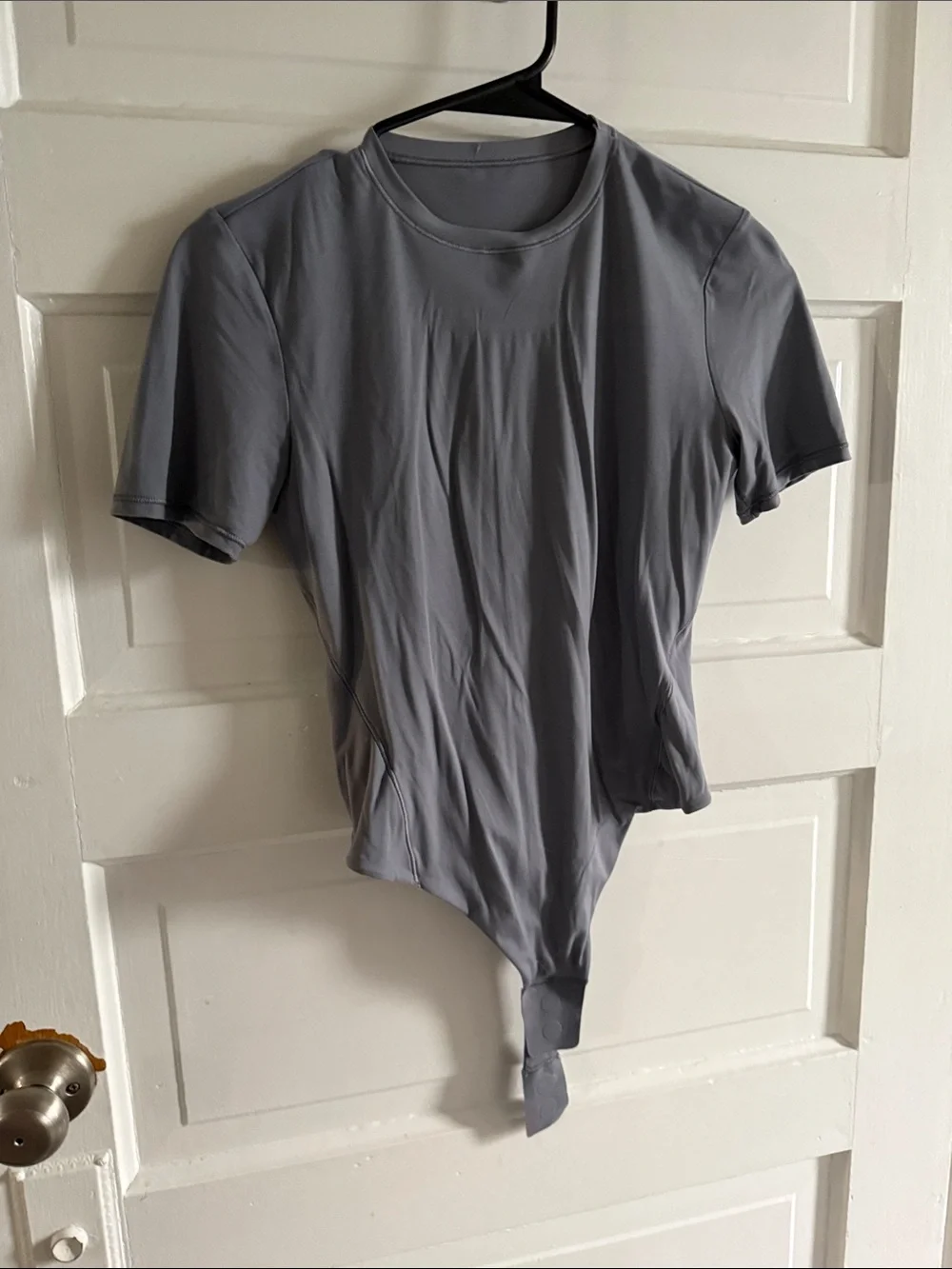 lululemon athletica Short Sleeve Crewneck Bodysuit - Gray